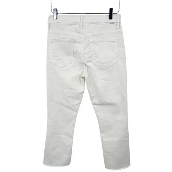 MOTHER THE INSIDER CROP CREAM PUFFS SIZE 30 B1769 - Picture 4 of 6